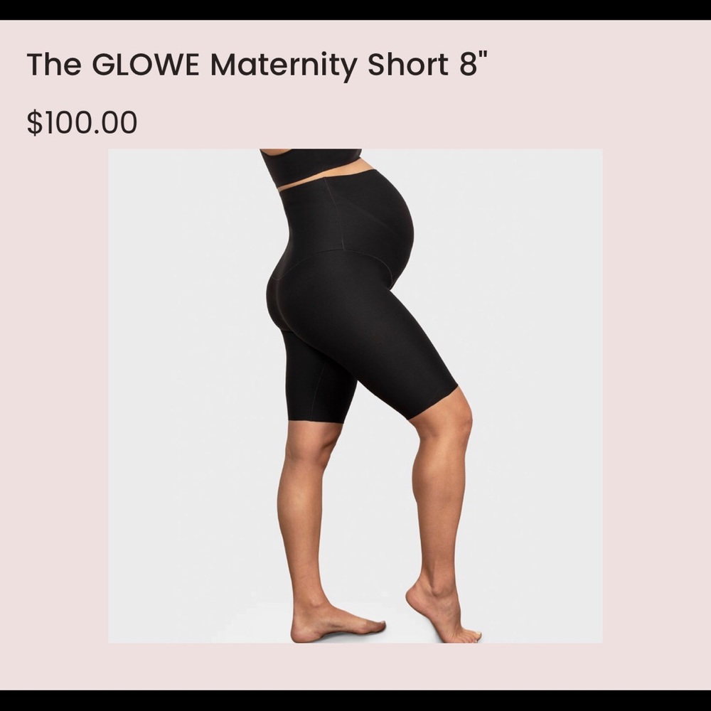 The Glowe MATERNITY Short 8”